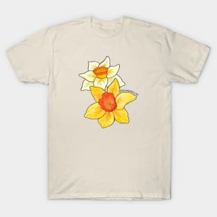 March Birth Flowers - Daffodils T-Shirt